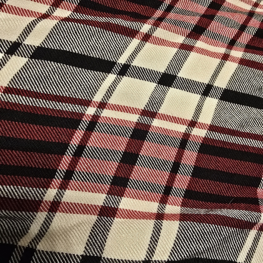 Chaps Plaid Midi Skirt - Dark Academia / Classic Tartan - Size Small - Picture 10 of 11